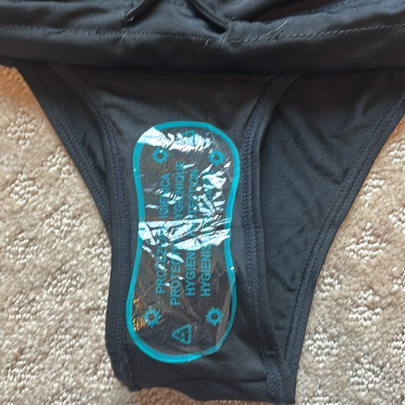 Black Lace Swim Shorts - Picture 4 of 8